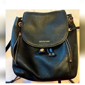 Michael Kors black backpack